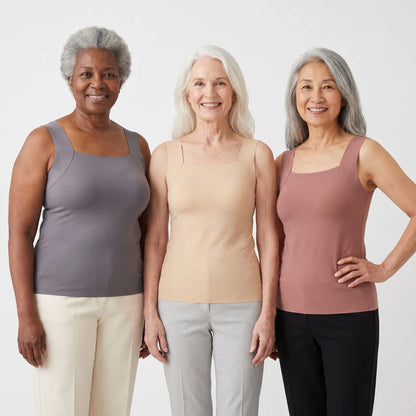 Front Support Built In Bra Tank